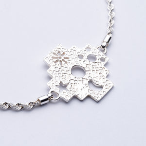 Andean Cross 950 Silver Bracelet Jewelry - Princesa Inca®