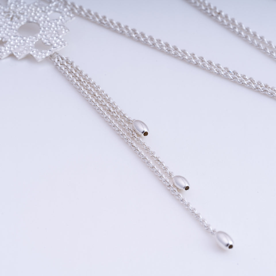 Andean Cross 950 Silver Necklace Jewelry - Princesa Inca®