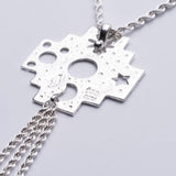 Andean Cross 950 Silver Necklace Jewelry - Princesa Inca®