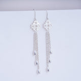 Andean Cross 950 Silver Earrings Jewelry - Princesa Inca®