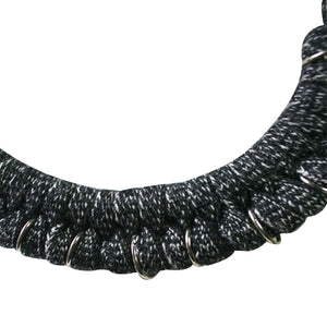 Pectoral mochica Necklace ~ Charcoal Gray - Princesa Inca®