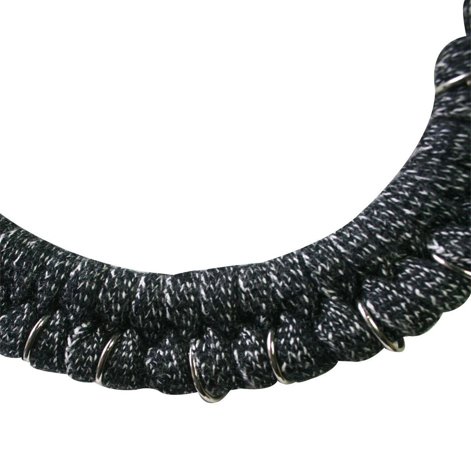 Pectoral mochica Necklace ~ Charcoal Gray - Princesa Inca®