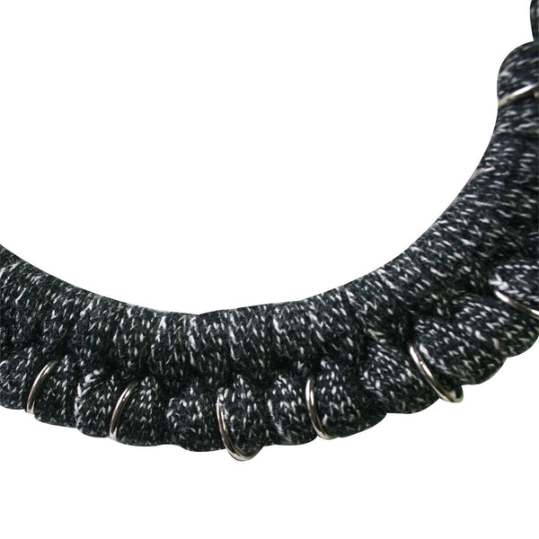 Pectoral mochica Necklace ~ Charcoal Gray - Princesa Inca®