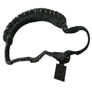 Pectoral mochica Necklace ~ Charcoal Gray - Princesa Inca®